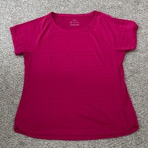 T By Talbots Short Sleeve Pink Slub Tee.